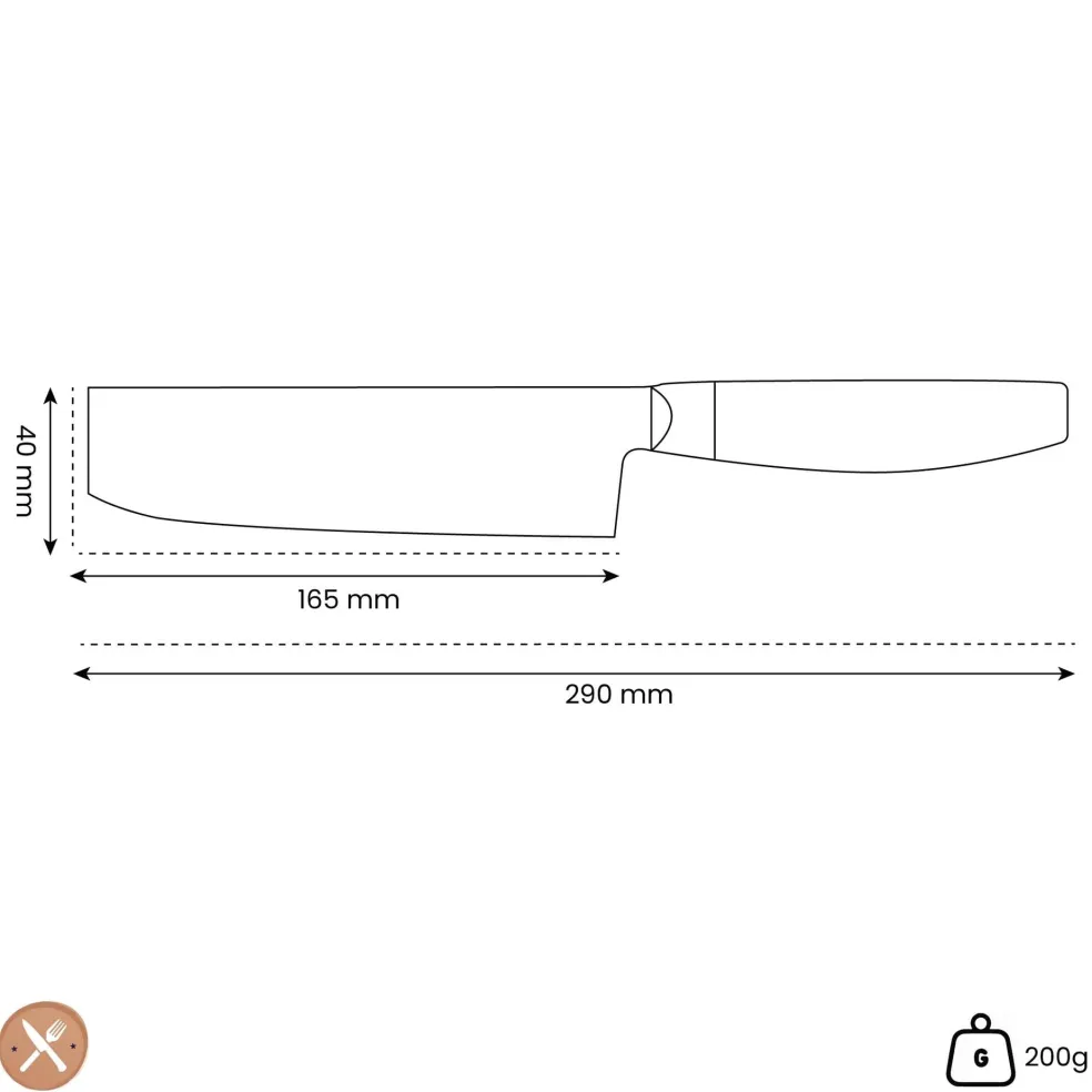 Yaxell - Ketu Nakiri 16,5 cm