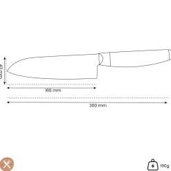 Yaxell - Ketu Santokumes 16,5 cm