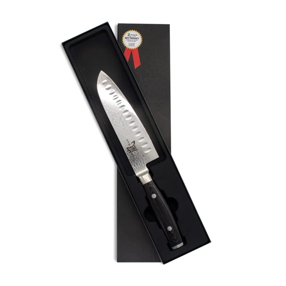 Yaxell - Ran Santokumes 16,5 cm - Anti-kleefkuiltjes