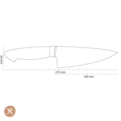 Zwilling - Bob Kramer Stainless Koksmess 160 mm