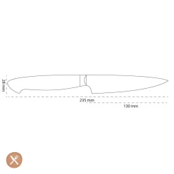Zwilling - Bob Kramer Stainless Universeel Officemes 130 mm