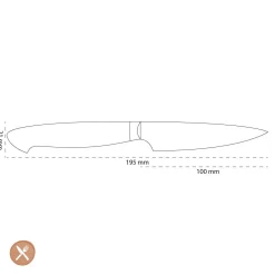 Zwilling - Bob Kramer Stainless Schilmes 100 mm
