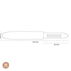 Zwilling - Dunschiller kunststof 65 mm