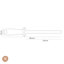 Zwilling - Keramische slijpstaaf 230 mm