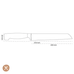 Zwilling - 4 Star Broodmes 200 mm