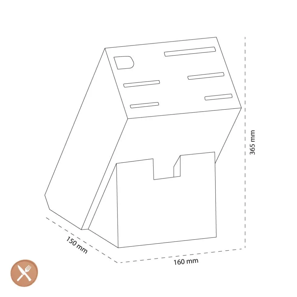 Zwilling - 4 Star 5-delige Messenset met Messenblok Bamboe