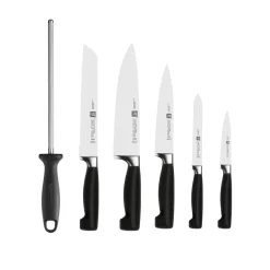 Zwilling - 4 Star 5-delige Messenset met Messenblok Bamboe