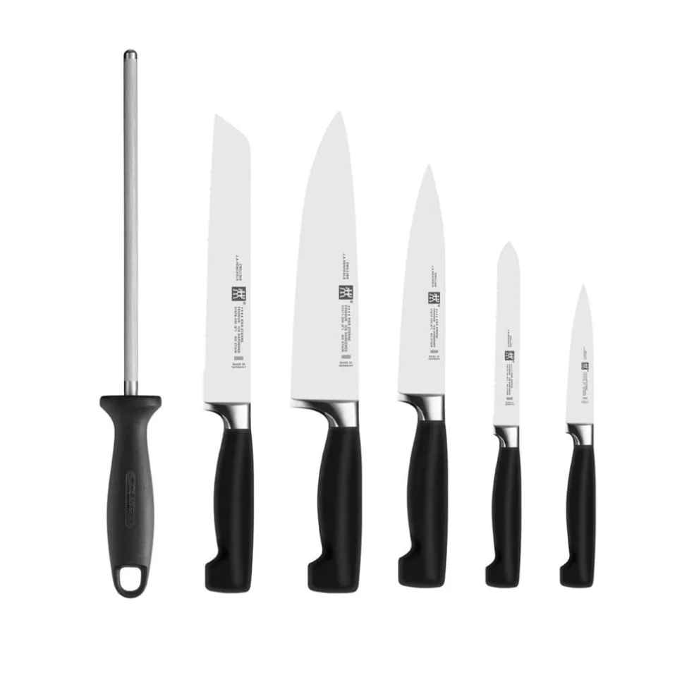 Zwilling - 4 Star 5-delige Messenset met Messenblok Bamboe