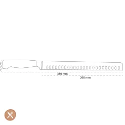 Zwilling - 4 Star Hammes met kuiltjes 260 mm